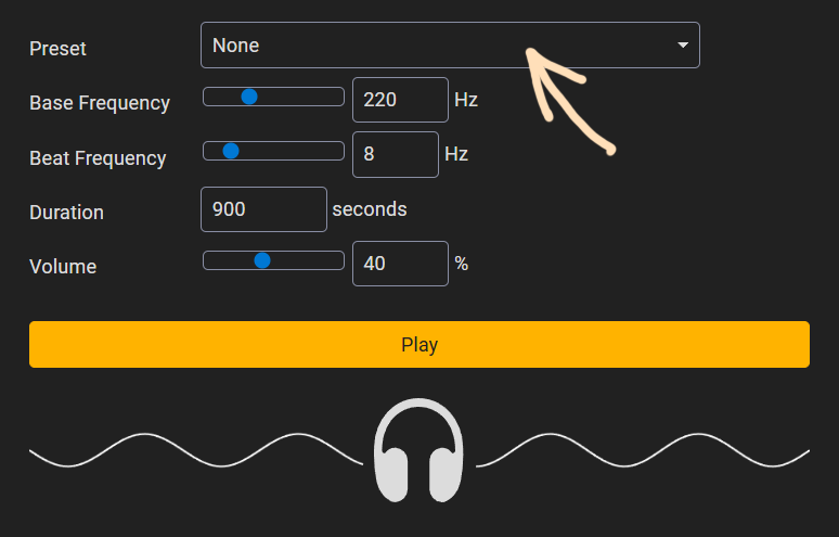 bare beats usage select presets